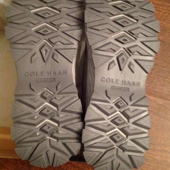 Cole Haan Men's ZeroGrand Gray Suede & Textile WR ZG St Hiker Boots - 11.5M- NIB - Picture 4 of 10